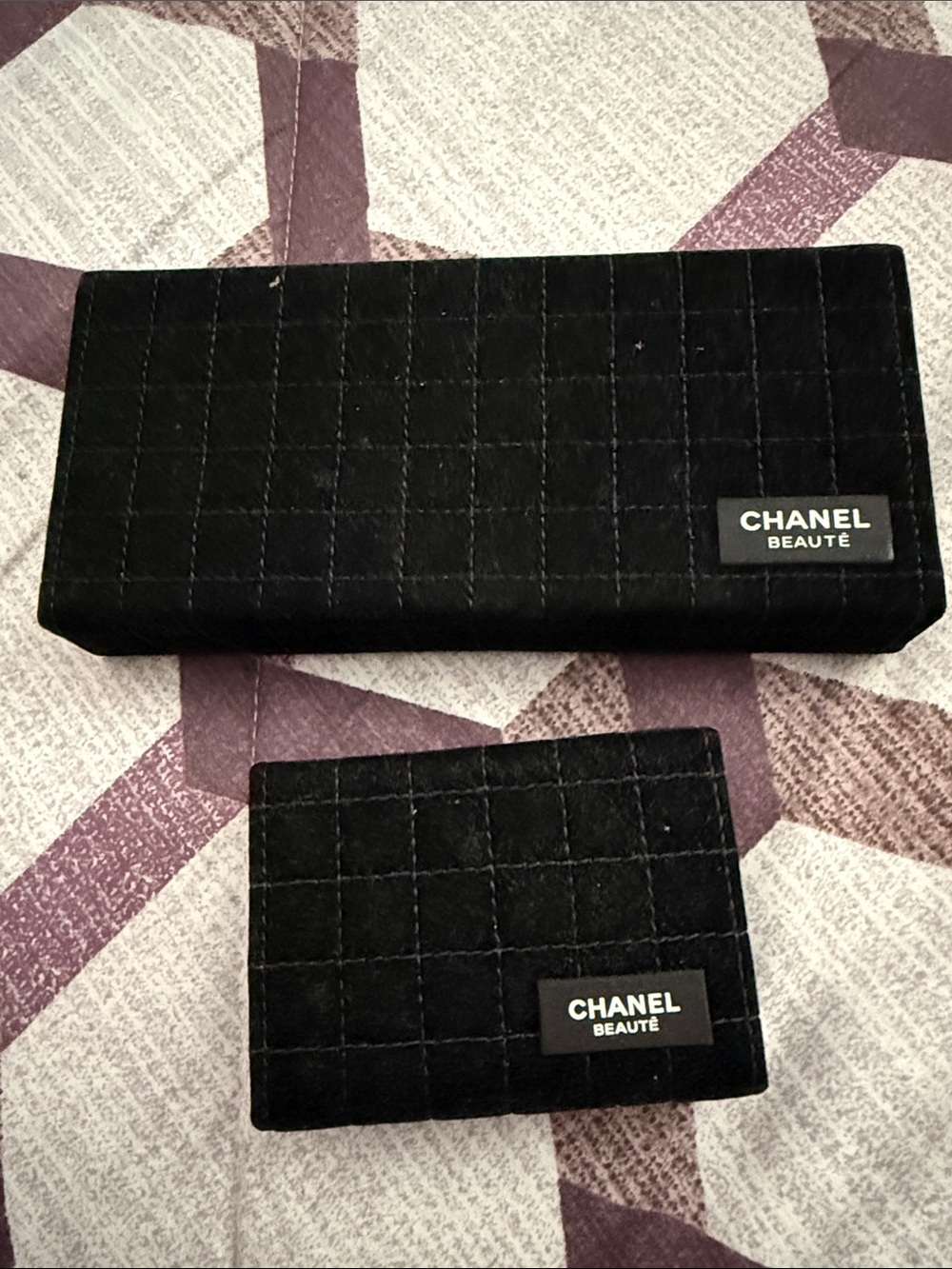 Chanel velvet boxes
